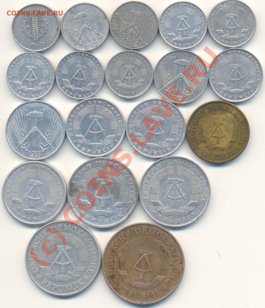 Оценка ГДР 5пф1952 Е и др - ГДР-ав