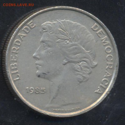 Португалия 25 эскудо 1985 г. 14.06.14 г. 21-00 МСК . - Португалия 25 э 85