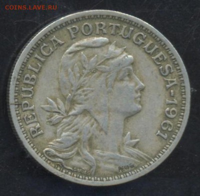 Португалия 50 центаво 1961 г. 14.06.14 г. 21-00 МСК . - Португалия 50 ц 61