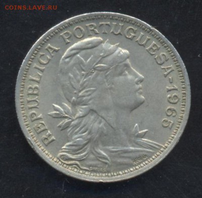 Португалия 50 центаво 1965 г. 14.06.14 г. 21-00 МСК . - Португалия 50 ц 65