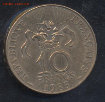 Франция 10 франков 1983 г.  До 14.06.14 г. 21-00 МСК . - Франция 10 ф 83 1