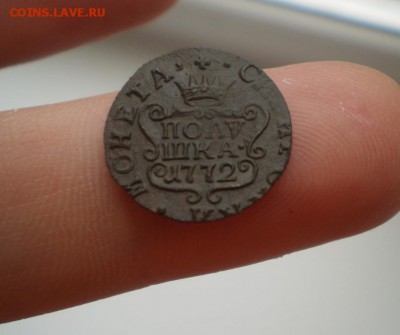 Полушка Сибирь 1772 и денга 1749 отличные до 16.06 22.00 мск - image