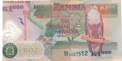 Замбия 1000 квача 2011 до 16.06.14 в 22.00мск (8725) - 1-1зам1000а