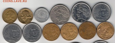 Бразилия 10 сентаво 1950-2008 (12шт) до 16.06 в 22.00 (8939) - 4-б10с