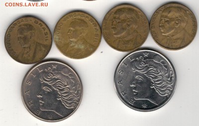 Бразилия 20 сентаво 1945-77 (6шт) до 16.06 в 22.00 (8939) - 4-б20с