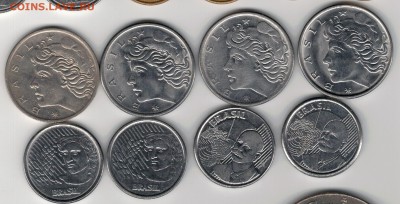 Бразилия 50 сентаво 1970-2005 (8шт) до 16.06 в 22.00 (8939) - 4-б50с