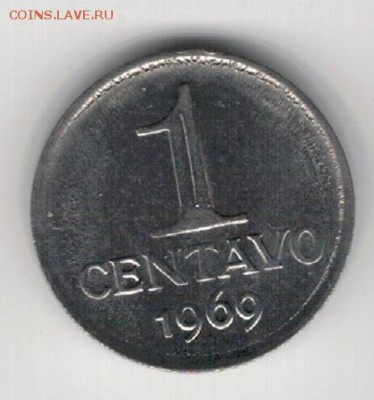 Бразилия сентаво 1969 до 16.06.14 в 22.00мск (8939) - 4-бр1с69а
