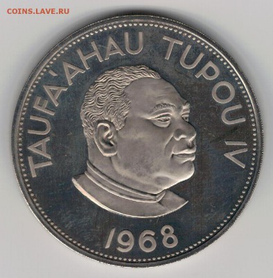 Тонга 2 паанга 1968 до 16.06 в 22.00 (9023) - 4-т1п