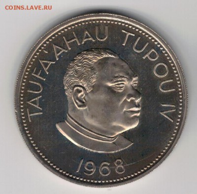 Тонга 50 сенити 1968 до 16.06 в 22.00 (9023) - 4-т50с