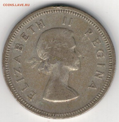 Ag Ю.Африка 2 шиллинга 1957 до 16.06 в 22.00мск (8997) - 5-юар1957