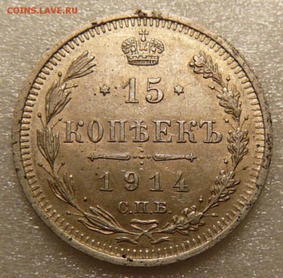 15 копеек 1914 год . до 18.06.2014 до 22-10 по Москве - P1430934.JPG