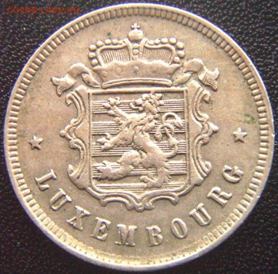 Люксембург_25 сантимов 1927; до 12.06_22.04мск - 8149