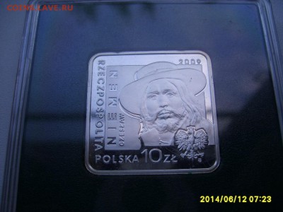 ПОЛЬША,10 злотых 2009г(пруф,Ag,квадрат,NIEMEN)!до14.06 - S6000432.JPG