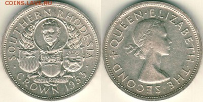 Юж. Родезия. Крона 1953 - до 22-00мск 16.06 - SR-crown-1953