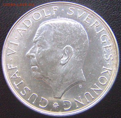 Швеция_10 крон 1972 "90 лет королю". Серебро; до 13.06_22.06 - 8192
