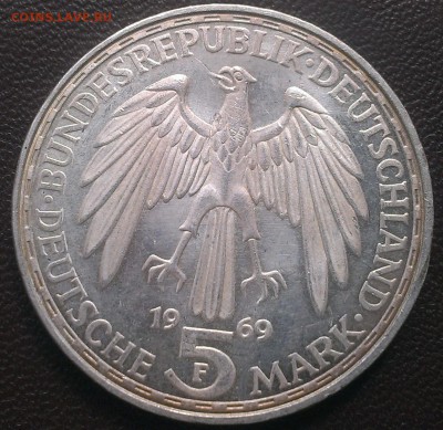 ФРГ 5 марок 1969 - IMAG0071