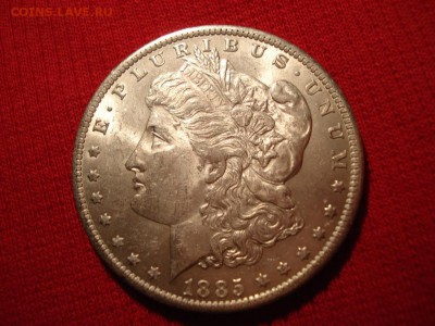Доллар 1$ США 1885 год UNC до 15.06.14 22:00 мск - доллар