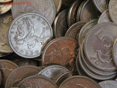 1000 5 КОПЕЕЧНЫХ МОНЕТ БАНКА РОССИИ ОДНИМ ЛОТОМ !!! - 405C2B7A