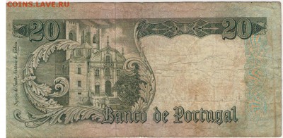 ПОРТУГАЛИЯ 20 ЭСКУДО 1964 ДО 19.06.14 В 22.00МСК (8471) - 1-пор64