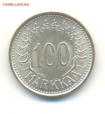 Ag. финляндия 100 марок 1956(2). UNC. до 17.06 22:00 - 12