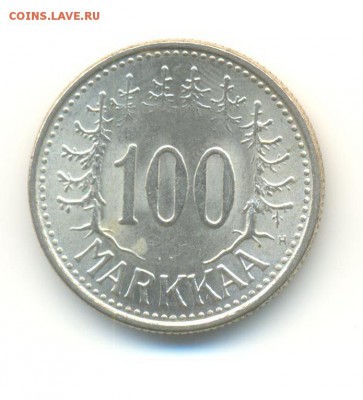 Ag. финляндия 100 марок 1956(1). UNC. до 17.06 22:00 - 11