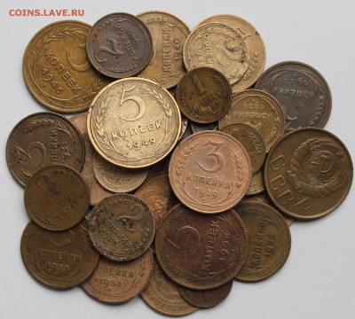 Дореформенная мелочь 1-2-3-5 копеек 32 монеты!!! - 112