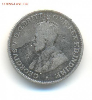 Ag. австралия 3 пенса 1911 . до 17.06 22:00 - 9