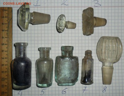 Лот "стекла".Аптечные пузырьки,флаконы и др.15 шт. - SAM_1910.JPG