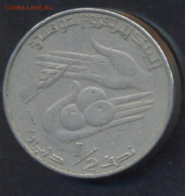 2 динара 1976 г.До 19.06.14 г. 21-00 МСК . - Тунис3