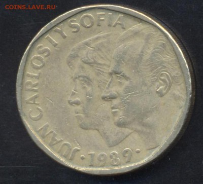 Испания 500 песет 1989 г.До 19.06.14 г. 21-00 МСК . - Испания 500 п