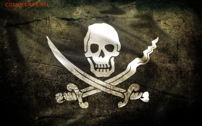 Монеты с Корабликами - piratskiy_flag_2560x1600_3634