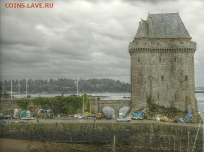 Монеты с Корабликами - Saint-Malo_TourSolidor_HDR