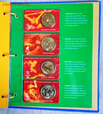 Набор Австралии Олимпиада Сидней 2000 5$ UNC 27 шт в альбоме - DSCN1958.JPG
