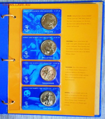 Набор Австралии Олимпиада Сидней 2000 5$ UNC 27 шт в альбоме - DSCN1954.JPG