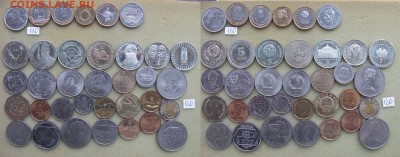 Иностранные монеты.Россыпь,линейки,буклеты,серебро. ИЮНЬ. - 110,120
