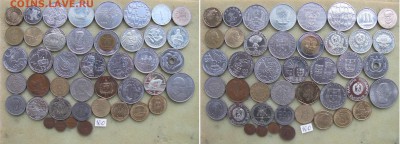 Иностранные монеты.Россыпь,линейки,буклеты,серебро. ИЮНЬ. - 100