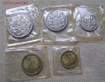 Тонга, Гаяна, ЮАР. оценка - 1967 Guyana Proof Set (5) coin. Low Mintage ! 1.JPG