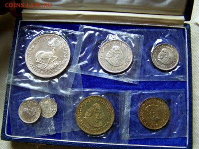 Тонга, Гаяна, ЮАР. оценка - 1964 South Africa Proof Set (7) coin. Beautiful 1.JPG