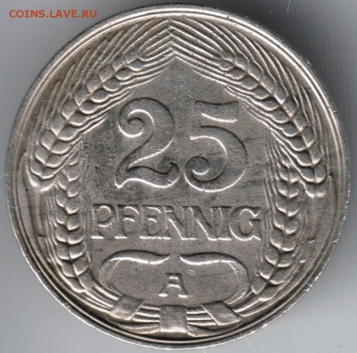 25 пфеннигов 1910А до 25.06.14 в 22.00 - Scan-140615-0019