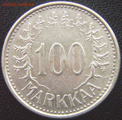 Финляндия_100 марок 1956; серебро; до 19.06_22.18мск - 8114