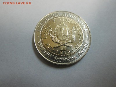 Аргентина 1песо 2013г. 200 лет первой монете до 21.06.14 - IMG_3417б.JPG