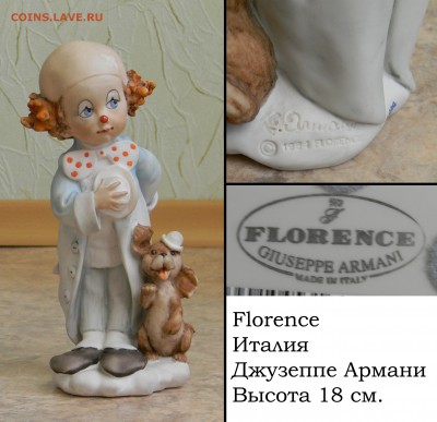 Фигурки, статуэтки разные. - флоренс клоун