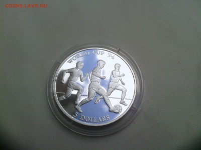 ОСТРОВА КУКА 5 долларов 1991 PROOF!!! ФУТБОЛ до 24.06.14 - IMG_20140620_164300