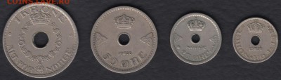 Норвегия 1 крона, 50, 25, 10 эре 1926-27 до 23.06.2014 22-00 - Норвегия подборка а
