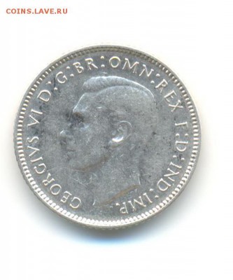 Ag. австралия 6 пенсов 1942 . до 24.06 22:00 - 7