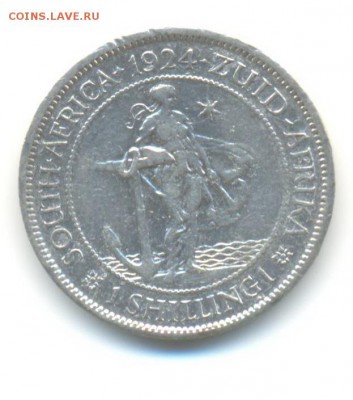 Ag. юар 1 шиллинг 1924 . до 24.06 22:00 - 3