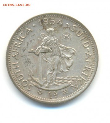 Ag. юар 1 шиллинг 1954 . до 24.06 22:00 - 4