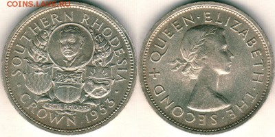Юж. Родезия. Крона 1953 - до 22-00мск 23.06 - SR-crown-1953
