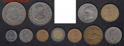 Мексика 5 центаво - 50 песо 1960-2008 до 24.06.2014 22-00 - Мексика а