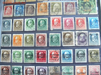 МАРКИ БАВАРИИ ГЕРМАНИЯ с 1800-х гг надпечатки - P1920260.JPG